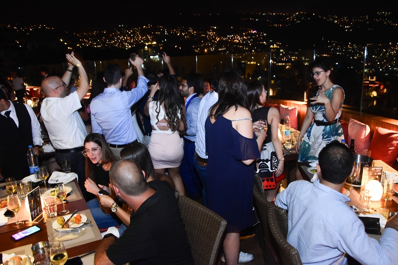 Jounieh Fireworks Show from Burj on Bay Hotel